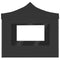 vidaXL - Partytent - inklapbaar - met - wanden - 3x3 - m - aluminium - antraciet