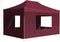 vidaXL - Partytent - inklapbaar - met - wanden - 4,5x3 - m - aluminium - wijnrood