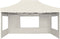 vidaXL - Partytent - inklapbaar - met - wanden - 4,5x3 - m - aluminium - crème