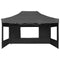 vidaXL - Partytent - inklapbaar - met - wanden - 4,5x3 - m - aluminium - antraciet