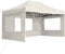 vidaXL - Partytent - inklapbaar - met - wanden - 4,5x3 - m - aluminium - crème