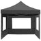 vidaXL - Partytent - inklapbaar - met - wanden - 4,5x3 - m - aluminium - antraciet