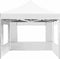 vidaXL - Partytent - inklapbaar - met - wanden - 4,5x3 - m - aluminium - wit