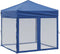 vidaXL - Partytent - inklapbaar - met - zijwanden - 2x2 - m - blauw