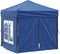 vidaXL - Partytent - inklapbaar - met - zijwanden - 2x2 - m - blauw
