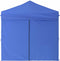 vidaXL - Partytent - inklapbaar - met - zijwanden - 2x2 - m - blauw