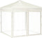 vidaXL - Partytent - inklapbaar - met - zijwanden - 2x2 - m - crèmekleurig