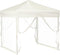 vidaXL - Partytent - inklapbaar - met - zijwanden - 2x2 - m - crèmekleurig