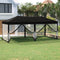 vidaXL - Partytent - inklapbaar - met - zijwanden - 2x2 - m - antracietkleurig