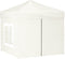 vidaXL - Partytent - inklapbaar - met - zijwanden - 2x2 - m - crèmekleurig