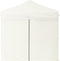 vidaXL - Partytent - inklapbaar - met - zijwanden - 2x2 - m - crèmekleurig