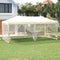 vidaXL - Partytent - inklapbaar - met - zijwanden - 2x2 - m - taupe