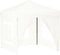 vidaXL - Partytent - inklapbaar - met - zijwanden - 2x2 - m - wit