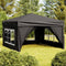 vidaXL - Partytent - inklapbaar - met - zijwanden - 2x2 - m - wit