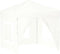 vidaXL - Partytent - inklapbaar - met - zijwanden - 2x2 - m - wit