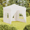 vidaXL - Partytent - inklapbaar - met - zijwanden - 2x2 - m - wit
