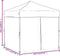 vidaXL - Partytent - inklapbaar - met - zijwanden - 2x2 - m - wit