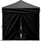 vidaXL - Partytent - inklapbaar - met - zijwanden - 2x2 - m - zwart