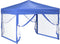 vidaXL - Partytent - inklapbaar - met - zijwanden - 3x3 - m - blauw