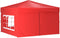 vidaXL - Partytent - inklapbaar - met - zijwanden - 3x3 - m - rood