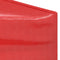 vidaXL - Partytent - inklapbaar - met - zijwanden - 3x3 - m - rood