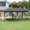vidaXL - Partytent - inklapbaar - met - zijwanden - 3x3 - m - rood