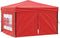 vidaXL - Partytent - inklapbaar - met - zijwanden - 3x3 - m - rood