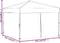 vidaXL - Partytent - inklapbaar - met - zijwanden - 3x3 - m - antracietkleurig