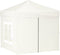 vidaXL - Partytent - inklapbaar - met - zijwanden - 3x3 - m - crèmekleurig