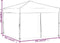 vidaXL - Partytent - inklapbaar - met - zijwanden - 3x3 - m - crèmekleurig
