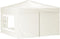 vidaXL - Partytent - inklapbaar - met - zijwanden - 3x3 - m - crèmekleurig