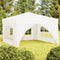 vidaXL - Partytent - inklapbaar - met - zijwanden - 3x3 - m - wit
