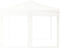 vidaXL - Partytent - inklapbaar - met - zijwanden - 3x3 - m - wit
