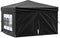 vidaXL - Partytent - inklapbaar - met - zijwanden - 3x3 - m - zwart