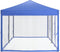 vidaXL - Partytent - inklapbaar - met - zijwanden - 3x6 - m - blauw
