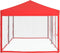vidaXL - Partytent - inklapbaar - met - zijwanden - 3x6 - m - rood