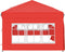 vidaXL - Partytent - inklapbaar - met - zijwanden - 3x6 - m - rood