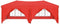 vidaXL - Partytent - inklapbaar - met - zijwanden - 3x6 - m - rood