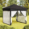 vidaXL - Partytent - inklapbaar - met - zijwanden - 3x6 - m - rood