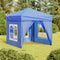 vidaXL - Partytent - inklapbaar - met - zijwanden - 3x6 - m - rood