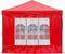 vidaXL - Partytent - inklapbaar - met - zijwanden - 3x6 - m - rood