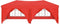 vidaXL - Partytent - inklapbaar - met - zijwanden - 3x6 - m - rood