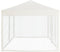 vidaXL - Partytent - inklapbaar - met - zijwanden - 3x6 - m - crèmekleurig