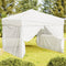 vidaXL - Partytent - inklapbaar - met - zijwanden - 3x6 - m - antracietkleurig