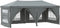 vidaXL - Partytent - inklapbaar - met - zijwanden - 3x6 - m - antracietkleurig
