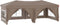 vidaXL - Partytent - inklapbaar - met - zijwanden - 3x6 - m - taupe