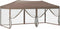 vidaXL - Partytent - inklapbaar - met - zijwanden - 3x6 - m - taupe