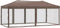 vidaXL - Partytent - inklapbaar - met - zijwanden - 3x6 - m - taupe
