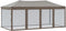 vidaXL - Partytent - inklapbaar - met - zijwanden - 3x6 - m - taupe