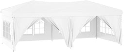 vidaXL - Partytent - inklapbaar - met - zijwanden - 3x6 - m - wit